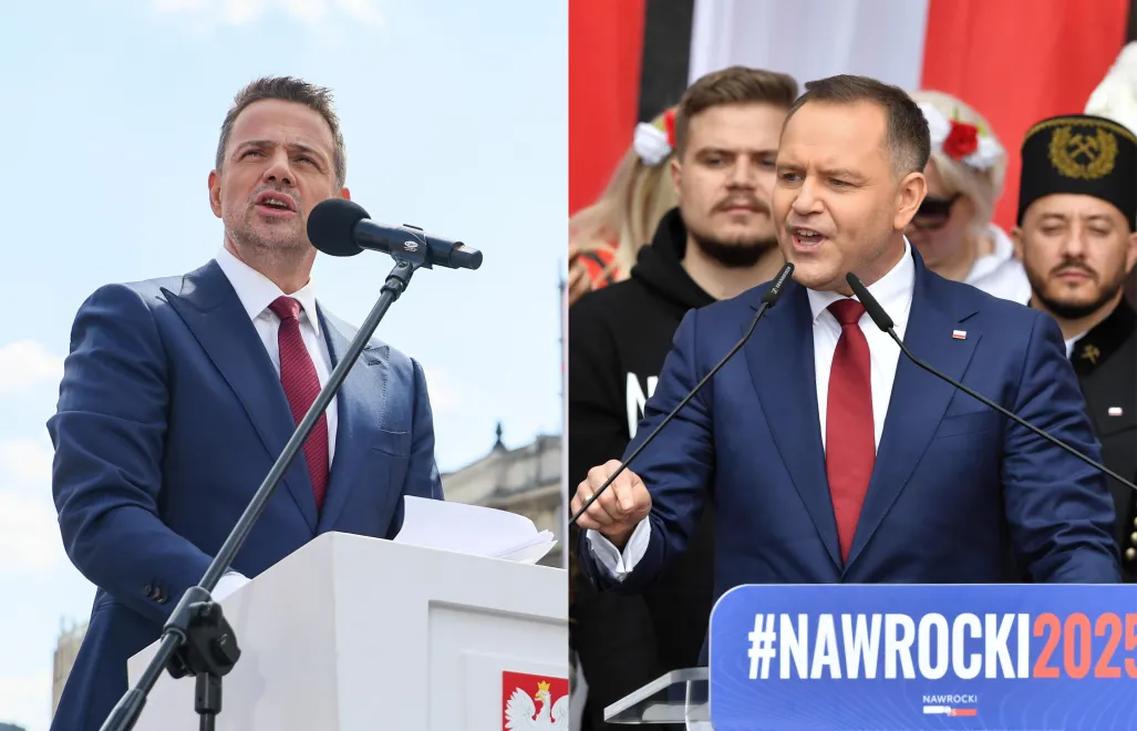 Rafał Trzaskowski i Karol Nawrocki