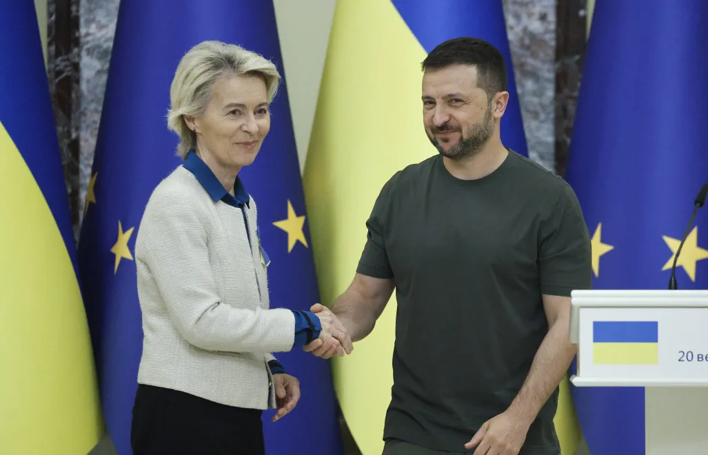 Wołodymyr Zełenski, Ursula von der Leyen