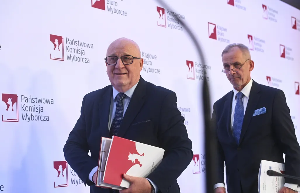 Przewodniczący Państwowej Komisji Wyborczej Sylwester Marciniak