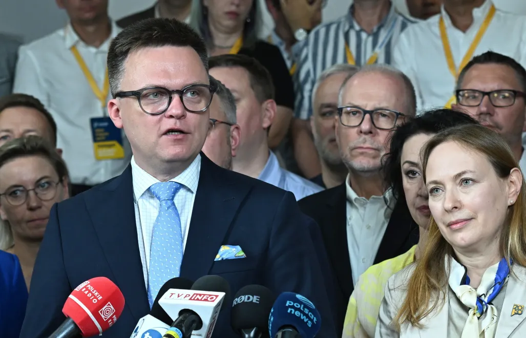 Szymon Hołownia i Katarzyna Pełczyńska-Nałęcz