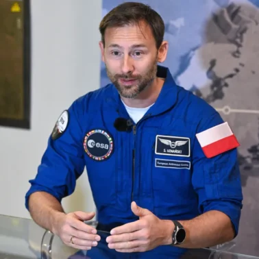 Astronauta Sławosz Uznański-Wiśniewski