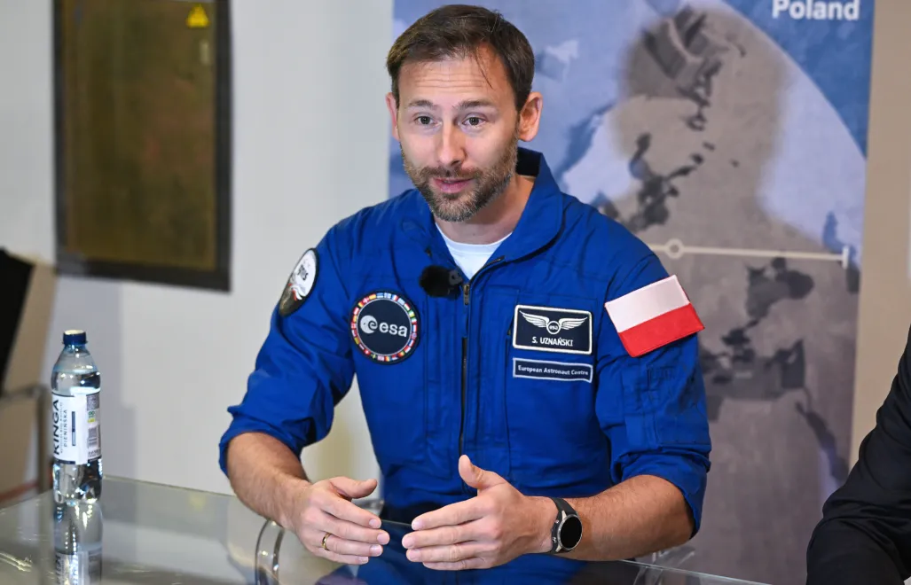 Astronauta Sławosz Uznański-Wiśniewski