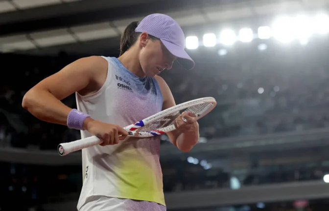Iga Świątek podczas French Open