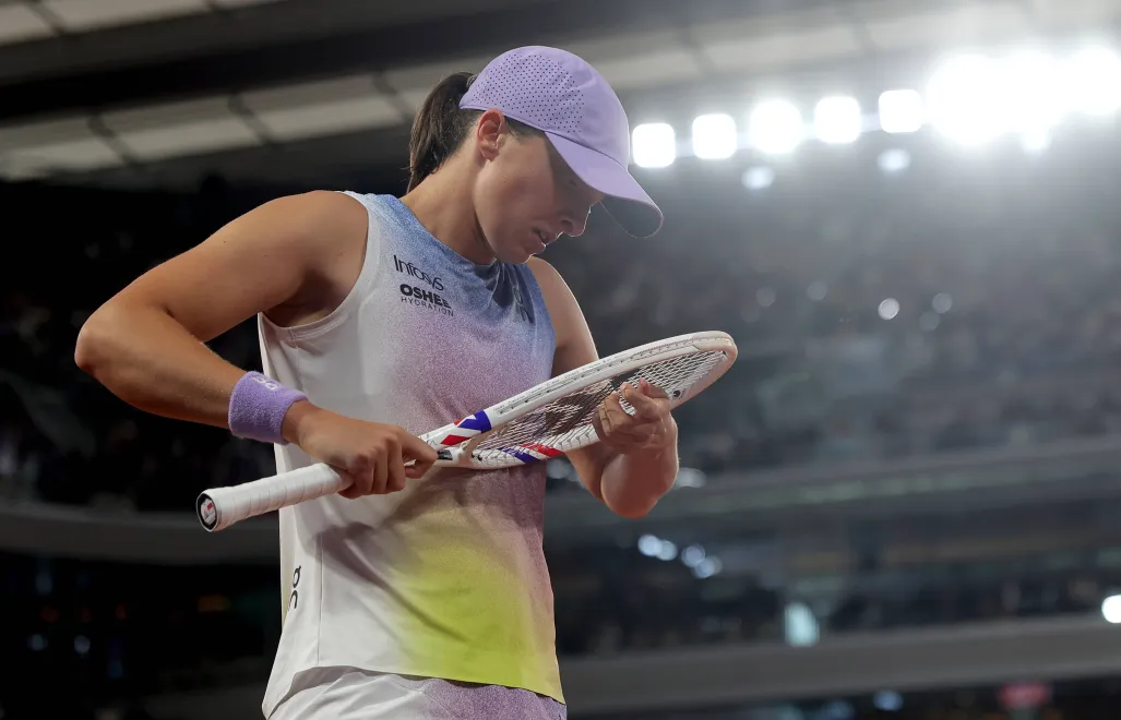 Iga Świątek podczas French Open