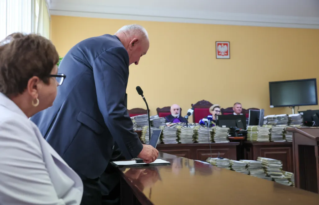 Rodzice zamordowanego Krzysztofa Olewnika Włodzimierz Olewnik, Ewa Olewnik.