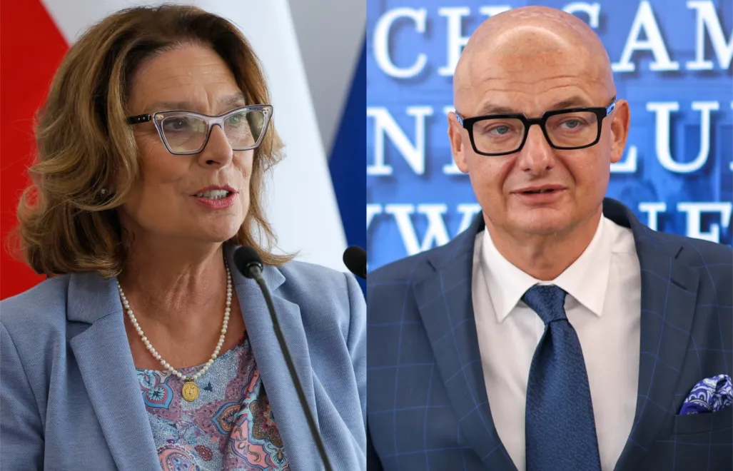 Małgorzata Kidawa Błońska i Michał Kamiński.