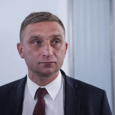 lider Ruchu Obrony Granic Robert Bąkiewicz