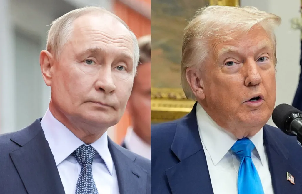 Donald Trump i Władimir Putin.