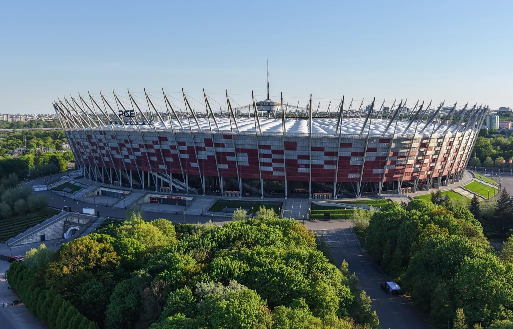 Stadion PGE Narodowy w Warszawie.