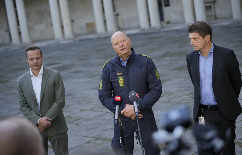 Konferencja kopenhaskiej policji po incydencie z dronami