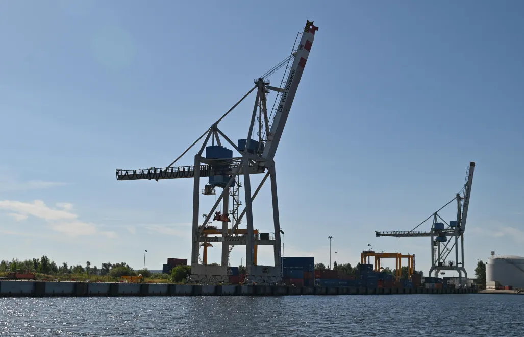 Port w Szczecinie.